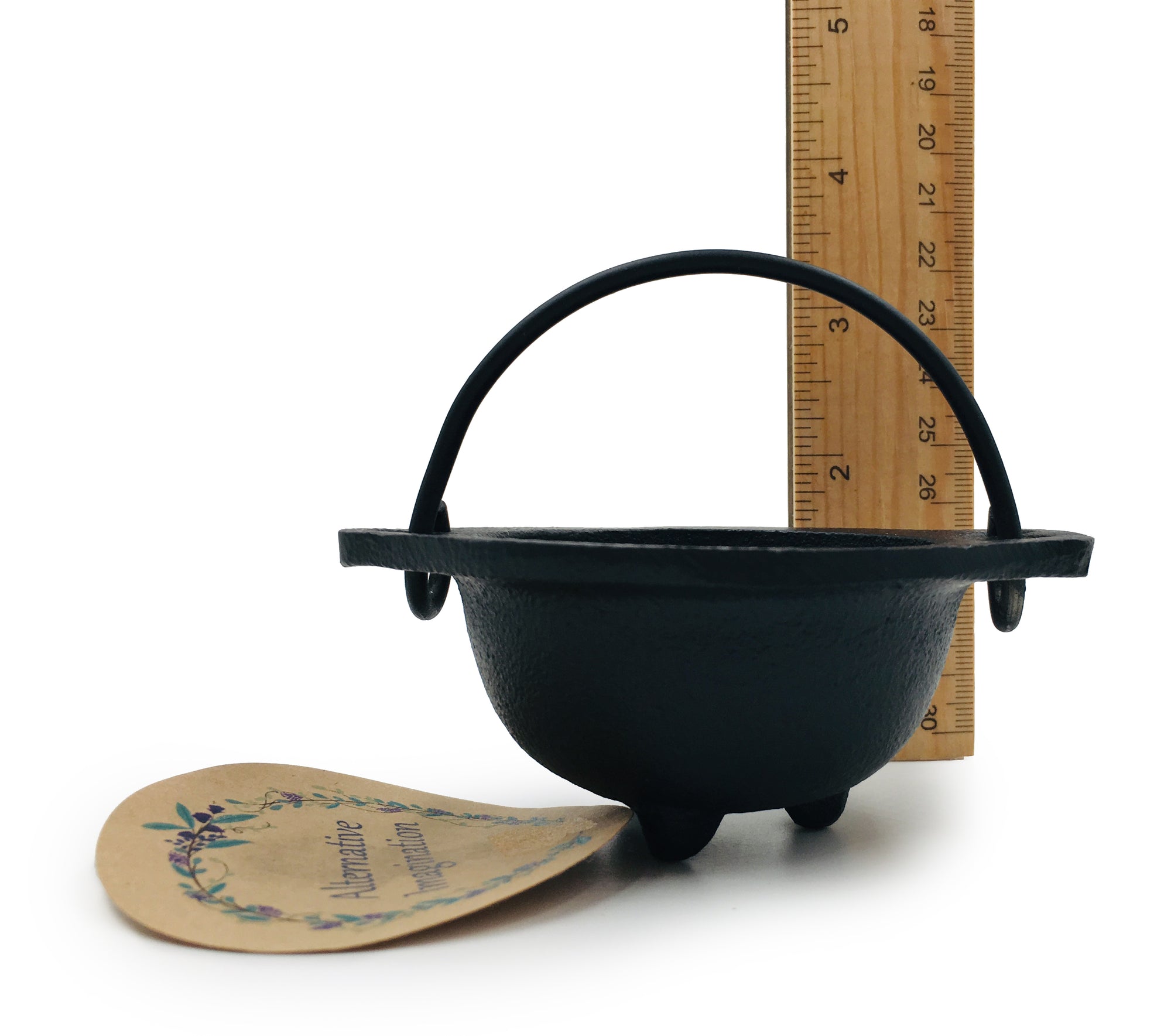 Cast Iron Cauldron for Herbs, Spellwork, and More